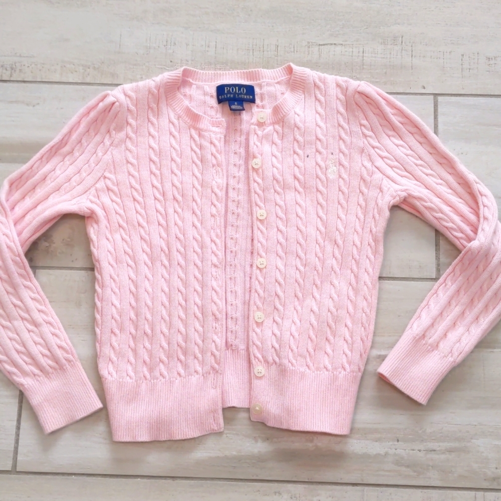 🌸 Polo Ralph Lauren cable knit cardigan